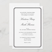 Katholische Hochzeit Einladung (Vorne/Hinten)