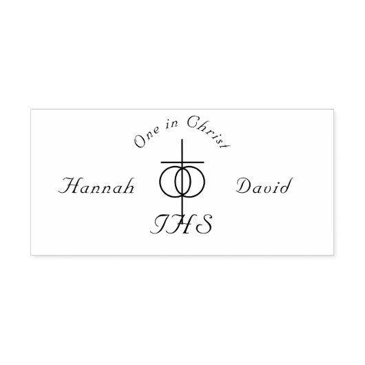 Katholische Hochzeit Permastempel (Design)