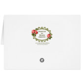 Katholische Hochzeits-Heirat-Karte (Rückseite Horizontal)