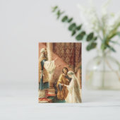 Katholische Hochzeitsgebet Betrothal Mary Joseph Visitenkarte (Stehend Vorderseite)