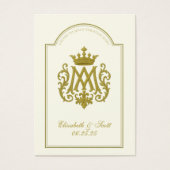 Katholische Hochzeitsgebet Gold Marian (Vorderseite)