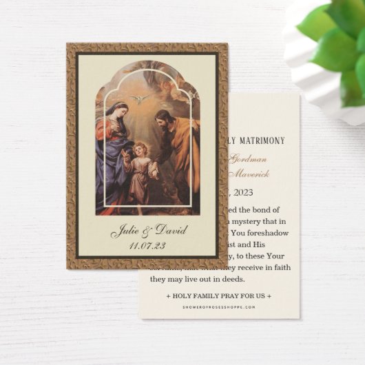 Katholische Hochzeitsgebet Jesus Mary Joseph (Schreibtisch)