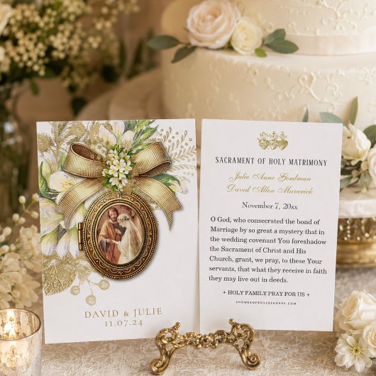 Katholische Hochzeitskarte