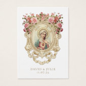 Katholische Hochzeitskarte (Vorderseite)