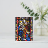 Katholische Hochzeitskarte aus festem Glas Visitenkarte (Stehend Vorderseite)