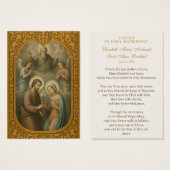 Katholische Hochzeitskarte Betrothal (Vorne & Hinten)