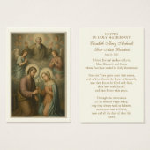 Katholische Hochzeitskarte Betrothal (Vorne & Hinten)