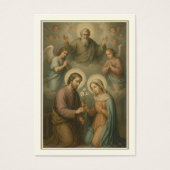 Katholische Hochzeitskarte Betrothal (Vorderseite)