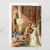 Katholische Hochzeitskarte | Danke Overlay (Vorne/Hinten)