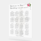 Katholische Hochzeitskarte der Rose Nuptial Acrylschild (Winkel)