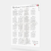 Katholische Hochzeitskarte der Rose Nuptial Acrylschild (Winkel)