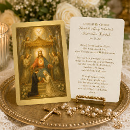 Katholische Hochzeitskarte Jesus