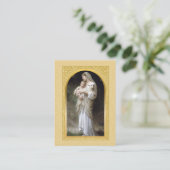 Katholische Hochzeitskarte Jungfrau & Kind Visitenkarte (Stehend Vorderseite)