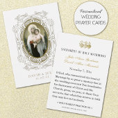 Katholische Hochzeitskarte mit Jungfrau Jesus