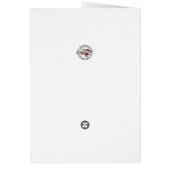 Katholische Hochzeitskarte Rosary Bride Groom Ange (Hinten)