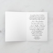 Katholische Hochzeitssonne Einladung (Innenseite)