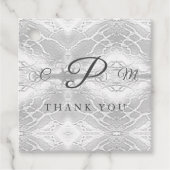 Katholische Imitate - Satin Mit Monogramm Geschenkanhänger (Vorderseite)