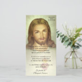 Katholische Jesus Beerdigung Beileid Spanier Dankeskarte (Stehend Vorderseite)