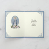 Katholische Jungfrau Mary Abschluss Commencement C Karte (Innenseite)