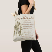 Katholische Jungfrau Mary Ave Maria lateinisch Tasche (Von Nahem)
