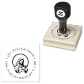 Katholische Jungfrau Mary BabyJesus Religious Gummistempel (Stempel)