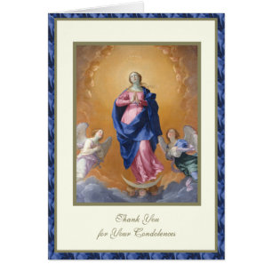 Katholische JUNGFRAU MARY Beerdigung Beileid