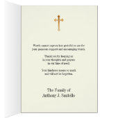 Katholische JUNGFRAU MARY Beerdigung Beileid (Innen (Rechts))