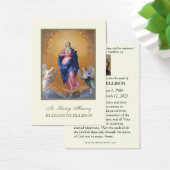 Katholische Jungfrau Mary Beerdigung Gebetskarte (Schreibtisch)