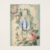 Katholische Jungfrau Mary Beerdigung Gedenkgebet (Vorderseite)