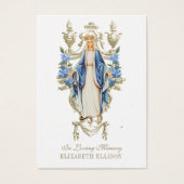 Katholische Jungfrau Mary Beerdigung Gedenkkarte (Vorderseite)