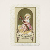 Katholische Jungfrau Mary Beerdigung Gedenkkarte (Vorderseite)