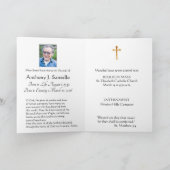 Katholische Jungfrau Mary Beerdigung Heilige Gebet Karte (Innenseite)