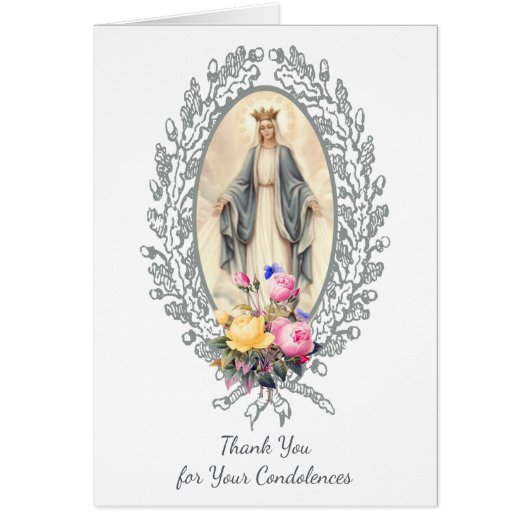 Katholische Jungfrau Mary danke Ihnen Beerdigung G (Vorne)