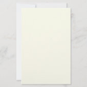 Katholische Jungfrau Mary Elegant Religious Floral Briefpapier (Rückseite)