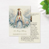 Katholische Jungfrau Mary Fatima Beerdigungskarte (Schreibtisch)