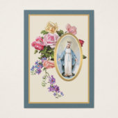 Katholische Jungfrau Mary Floral Beerdigung Gebets (Vorderseite)