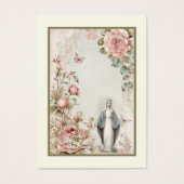 Katholische Jungfrau Mary Floral Beerdigung Vintag (Vorderseite)