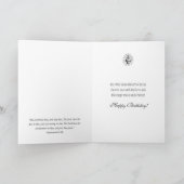 Katholische Jungfrau Mary Floral Geburtskarte Karte (Innenseite)