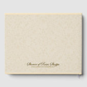 Katholische Jungfrau Mary Funerary Memorial Guest Gästebuch (Rückseite)