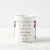 Katholische Jungfrau Mary Gebet Vintag Religiös Kaffeetasse (Mittel)