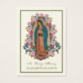 Katholische Jungfrau Mary Guadalupe Beerdigungskar (Vorderseite)