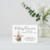 Katholische Jungfrau Mary Jesus Cross Religiöse Visitenkarte (Stehend Vorderseite)