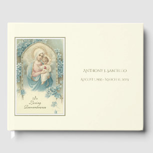 Katholische Jungfrau Mary Jesus Gedenkfeier Gästebuch