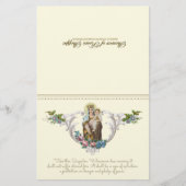 Katholische Jungfrau Mary Jesus Mount Carmel Relig (Vorderseite)