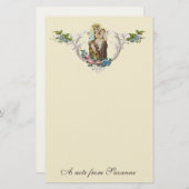 Katholische Jungfrau Mary Jesus Religiöser Monte C Briefpapier (Vorne/Hinten)