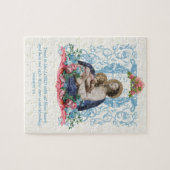 Katholische Jungfrau Mary Jesus Scripting Zitat Puzzle (Horizontal)