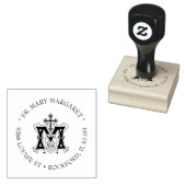 Katholische Jungfrau Mary Marian Symbol Religiöse Gummistempel (Stempel)