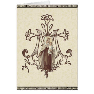 Katholische Jungfrau Mary Mount Carmel Religiös