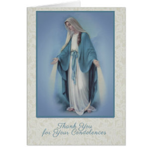 Katholische Jungfrau Mary Religious Beerdigung Dan