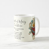 Katholische Jungfrau Mary Religious Christlich Bus Kaffeetasse (VorderseiteRechts)